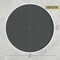 HBCY Creations Round Wood Framed Wall Mounted Magnetic Chalkboards with Eraser and Chalk